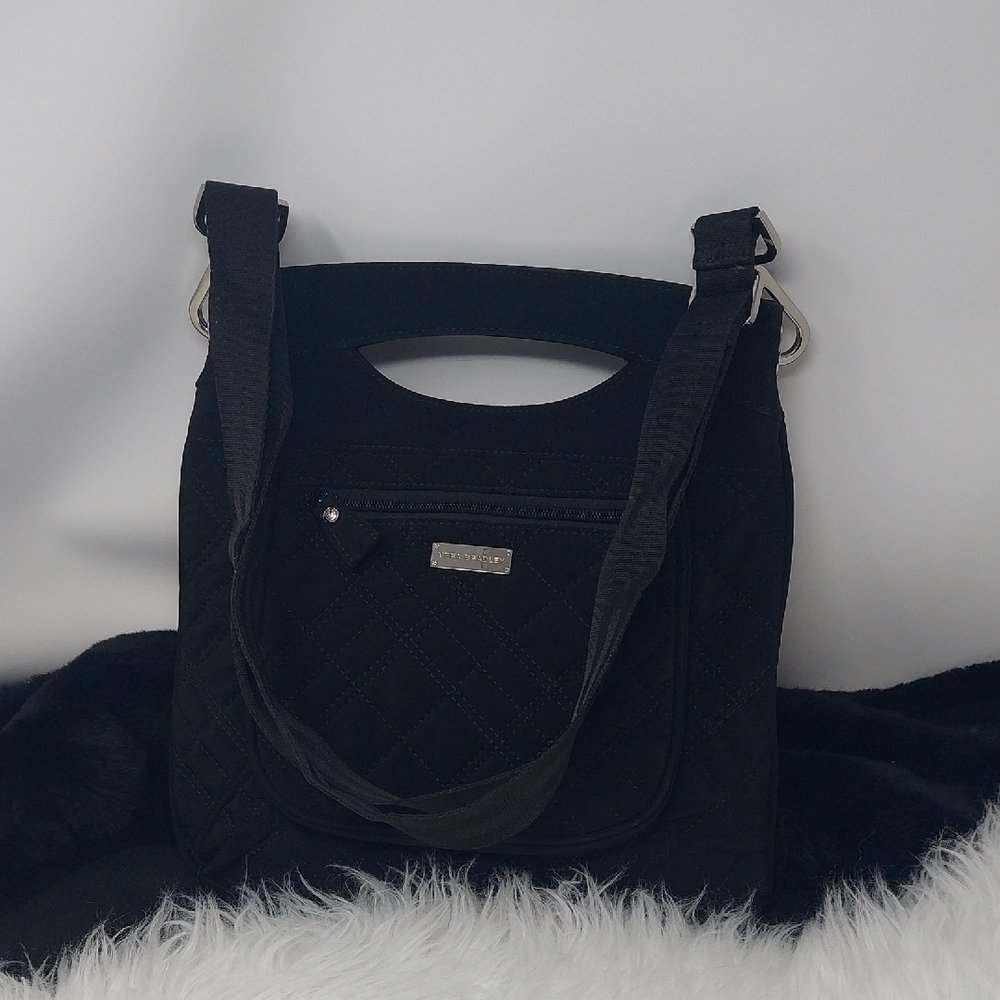 Vera Bradley Black Quilted Shoulder Bag